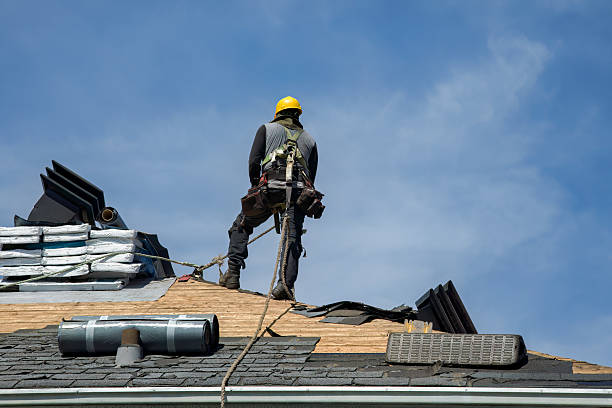 Professional Metal Roofing technician working in Wyoming, MI